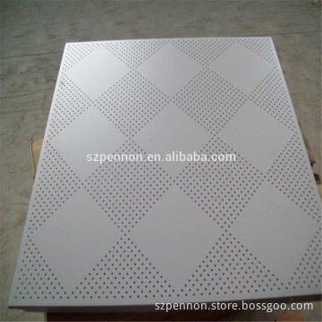 Perforated Diagonal Aluminum False Ceiling Tiles